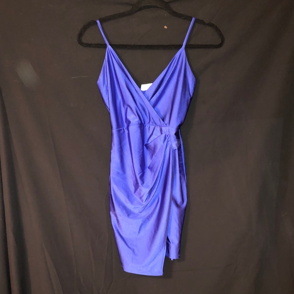 Blue cocktail dress